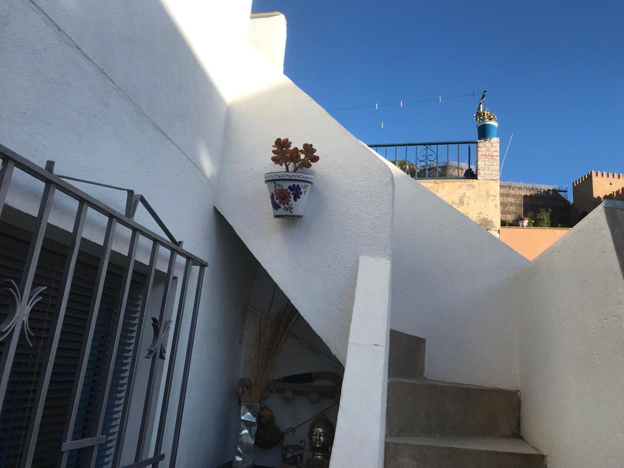 Casita La Paloma Bonita Del Pescador Hasta 5 Personas En El Casco Antiguo La Medina Centro Almeria Bajo Alcazaba Terraza Buena Vista Parking Privado Y Sabanas En Opcion Exterior foto